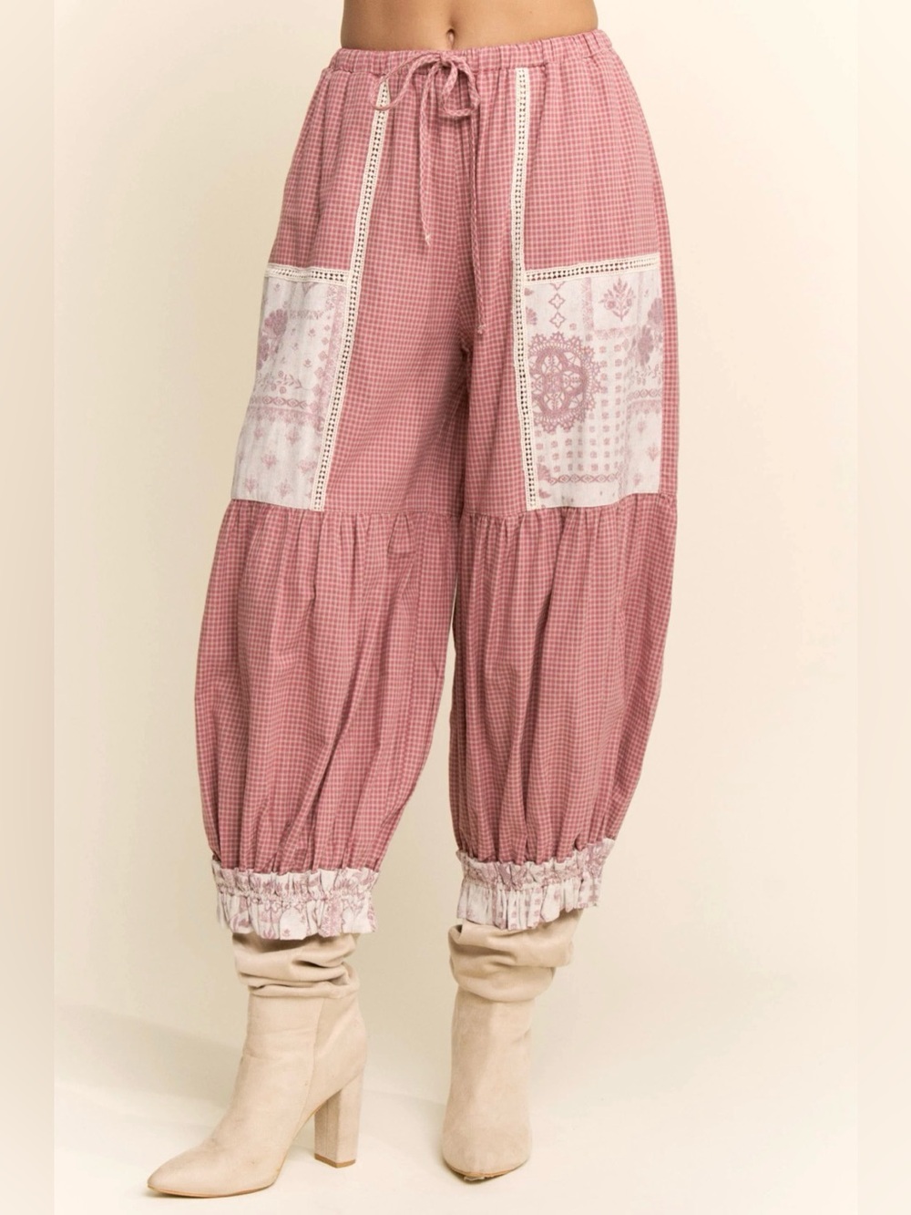 New DAVI & DANI Bloomer Pants ~ Vintage Mauve